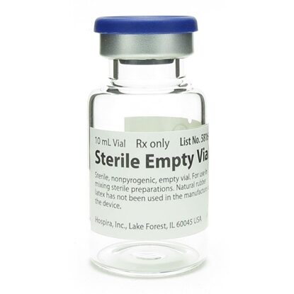 Sterile Empty Fliptop Vial 10 mL, 25/Tray