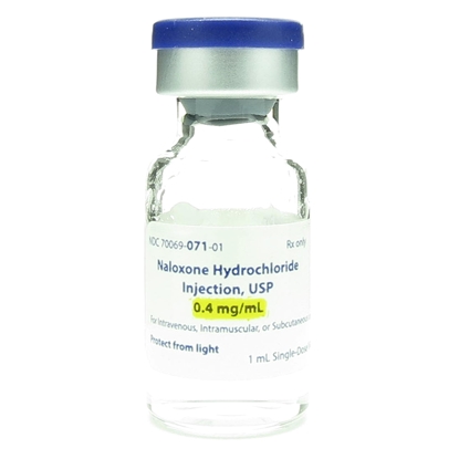 Naloxone HCl Injection 0.4 mg/mL, Single Dose Vial 1 mL, 10/Tray