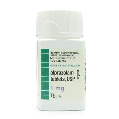 Alprazolam 1 mg Tablet, 100 Count