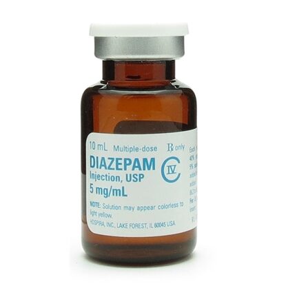 Diazepam Injection 5 mg/mL, Multiple Dose Vial 10 mL, 10/Tray