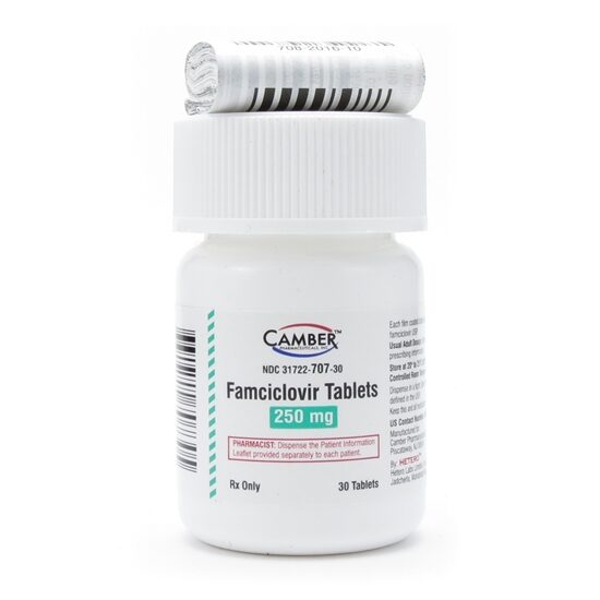 Famciclovir 250mg 30 TabletsBottle