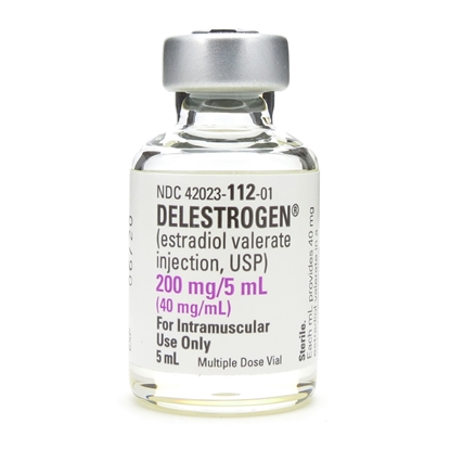 Delestrogen® Estradiol Valerate Injection 40 mg/mL, Multi Dose Vial 5 mL, Each
