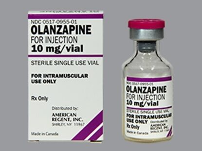 Olanzapine Injection 10 mg/Vial, Single Dose Vial, Each