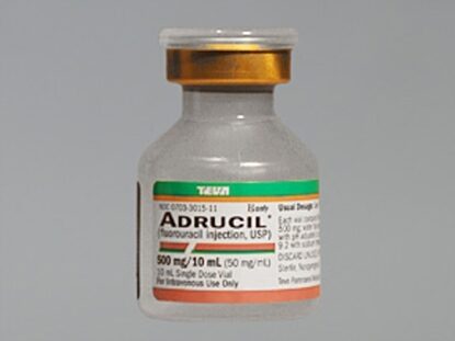 Adrucil® Fluorouracil Injection 50 mg/mL, Single Dose Vial 10 mL, 10/Tray