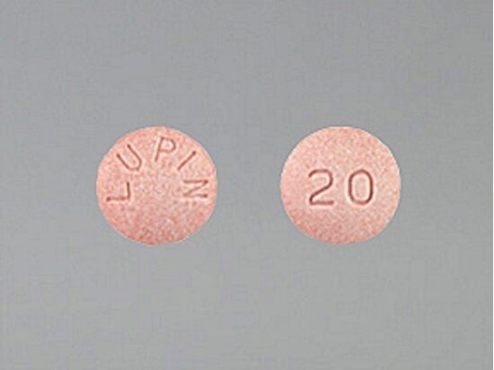 Lisinopril 20mg 100 TabletsBottle