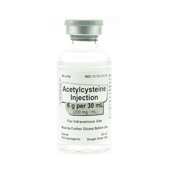 Acetylcysteine HCl 20 for Injection   SD  30ml   Vial