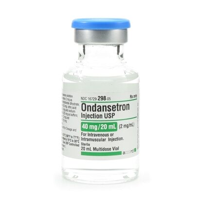 Ondansetron Injection 2 mg/mL, Multiple Dose Vial 20 mL, Each