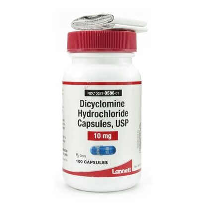 Dicyclomine Hydrochloride 10 mg Capsules, 100 Count