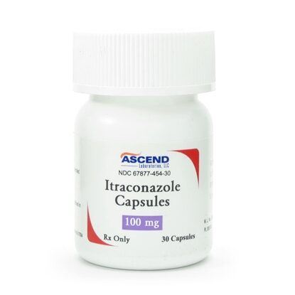 Itraconazole 100 mg Capsules, 30 Count