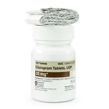 Citalopram  20mg, 100 Tablets/Bottle