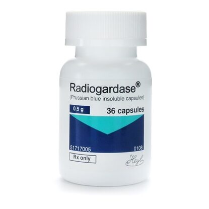 Radiogardase® Prussian Blue Insoluble Capsules 0.5 g Capsules, 36 Count