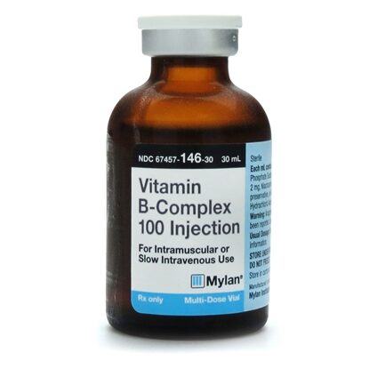 Vitamin B Complex 100 Injection (with Dexpanthenol), Multiple Dose Vial 30 mL, Each