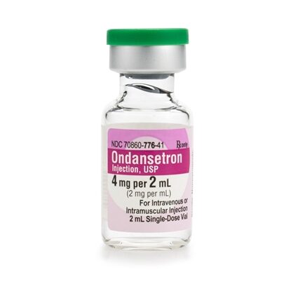 Ondansetron Injection 2 mg/mL, Single Dose Vial 2 mL, Each