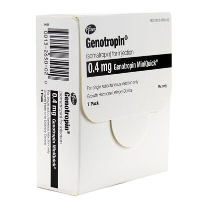 Genotropin® Somatropin Injection 0.4 mg, Prefilled Syringe 0.25 mL, 7/Box