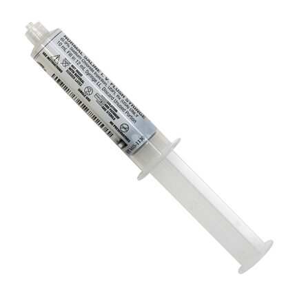 0.9% Sodium Chloride Injection (Normal Saline Flush Syringe), Prefilled Syringe 10 mL Fill in 12 mL, 60/Box