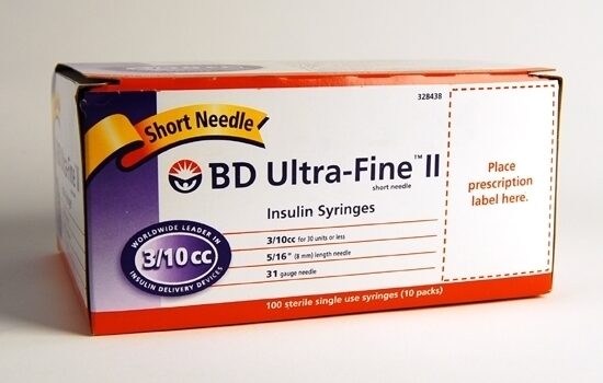 Seringue et aiguille insuline BD® ultra-fine 31G x 5/16