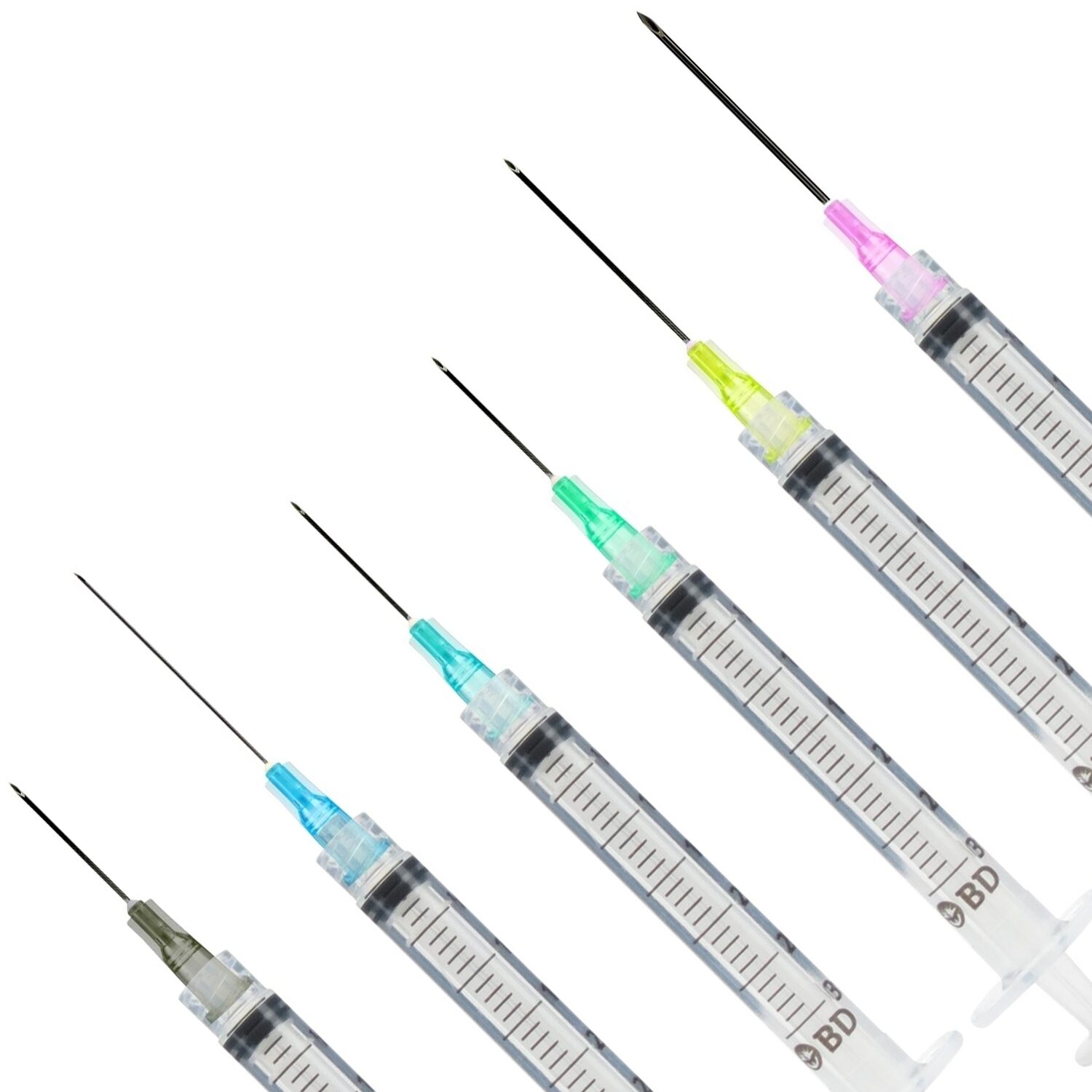 BD PrecisionGlide Luer-Lok Syringe with attached needle 3 mL, 23 G x 1 in  (Pack of 100)