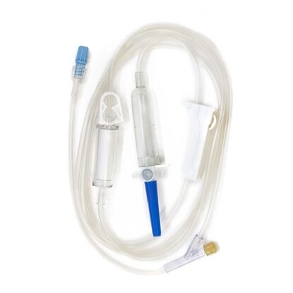 Kawasumi™ Primary IV Administration Set with 2 Pre-Pierced Injection Port, 0.22 Micron Filter, 20 Drops/mL, 92" Tubing, 50/Case