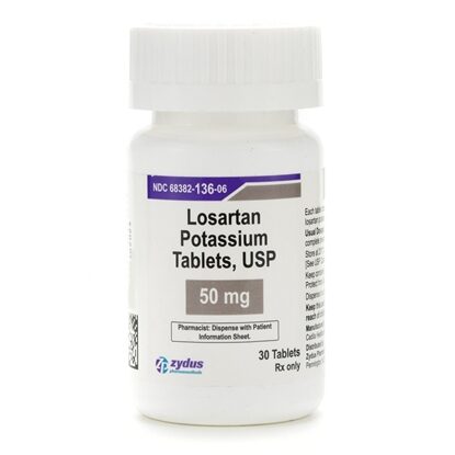 Losartan Potassium 25 mg Tablets, 30 Count