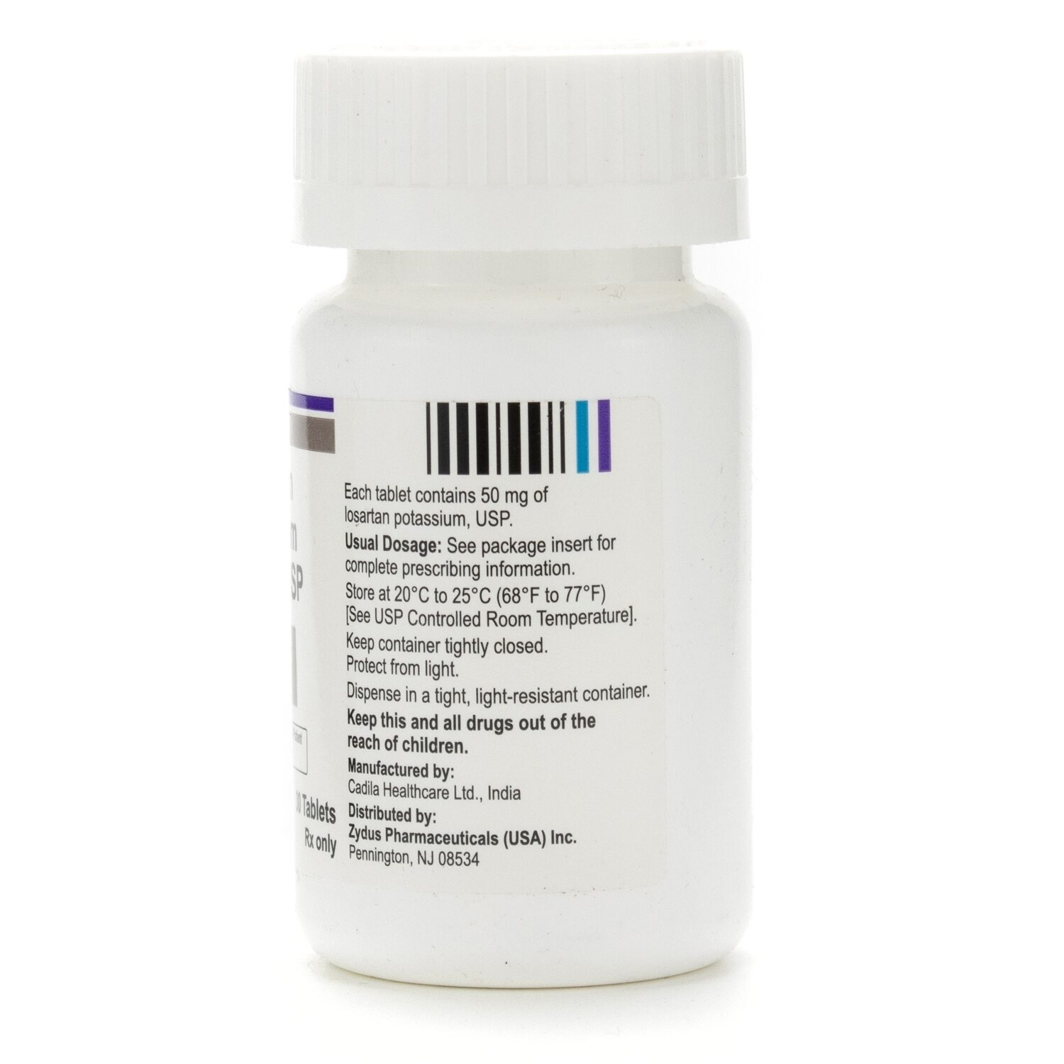 Losartan Mg Tablets Bottle Mcguff