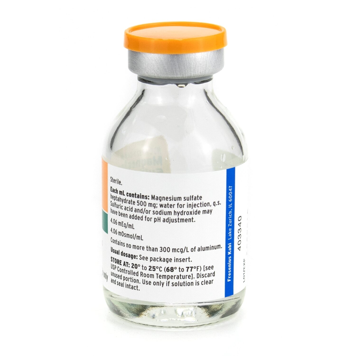 Magnesium Sulfate Injection 50%, Single Dose Vial 10 mL, Each | McGuff