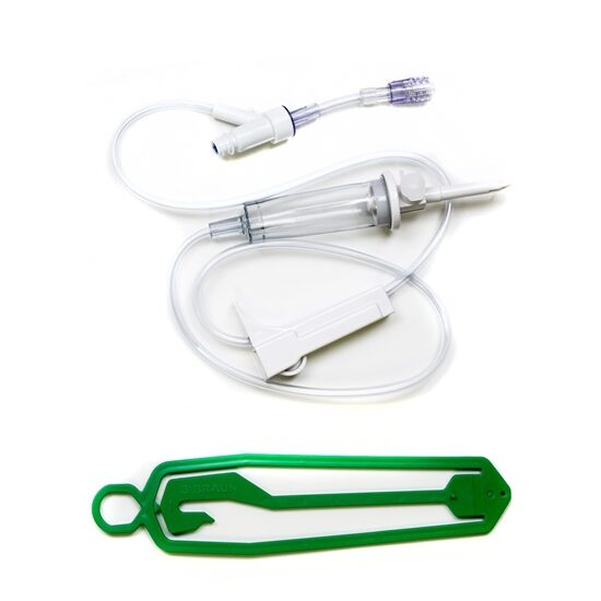 IV Secondary Set Universal with Ultrasite Needleless Ysite SpinLock 30 Each