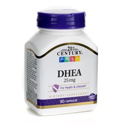 DHEA, 25mg Capsules, 90/Bottle