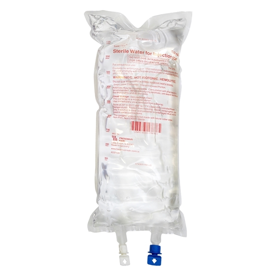 Sterile Water Freeflex No Latex PVC or DEHP 1000mL 10Case