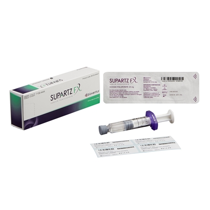 SUPARTZ® Sodium Hyaluronate Injection 10 mg/mL, Prefilled Syringe 2.5 mL, Each