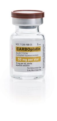 Carboplatin Injection 10 mg/mL, Multiple Dose Vial 5 mL, Each