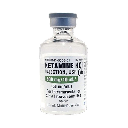 Ketamine HCl Injection 50 mg/mL, Multiple Dose Vial 10 mL, 10/Tray