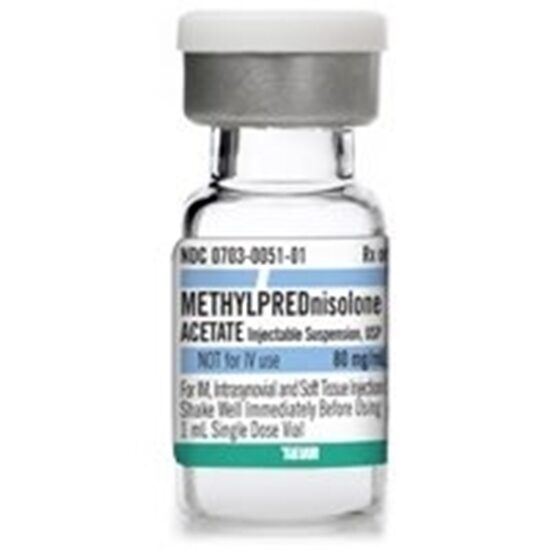 Methylprednisolone Acetate IM 80mgmL SDV 1mL Vial