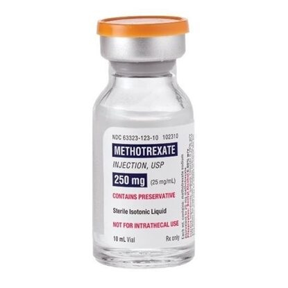 Methotrexate Injection 25 mg/mL, Single Dose Vial 10 mL, Each