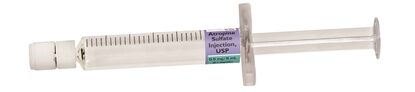 Atropine Sulfate Injection 0.1 mg/mL, Prefilled Syringe 5 mL, Each