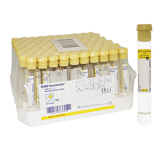 Vacutainer® Yellow Specialty Blood Collection Tubes with ACD Solution ...