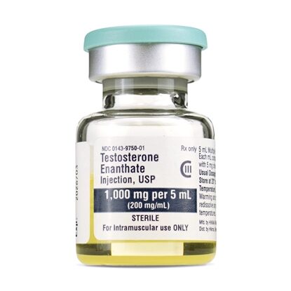 Testosterone Enanthate Injection 200 mg/mL, Multiple Dose Vial 5 mL, Each