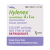 Hylenex recombinant hyaluronidase human injection150umL SDV 1mL 4 vialstray