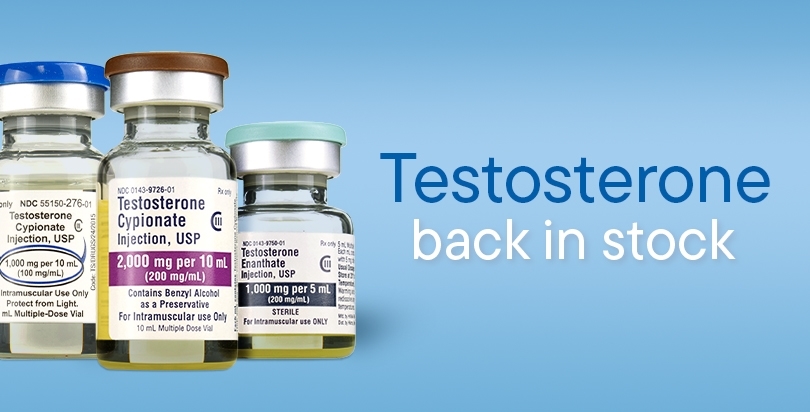 Testosterone is Back in Stock