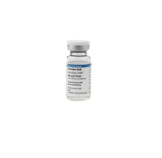 Selenium Acid Selenium Injection 40 mcgmL Single Dose Vial 10 mL Each