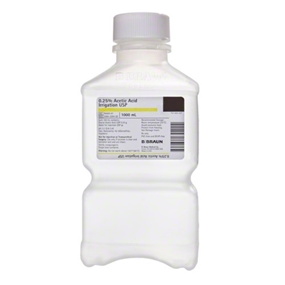 0.25% Acetic Acid for Irrigation, 1,000mL, PIC™, 16/Case