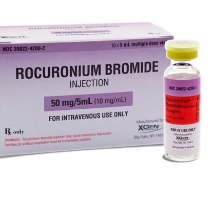 Rocuronium Bromide Injection 10 mg/mL, Multiple Dose Vial 5mL, 10/Tray