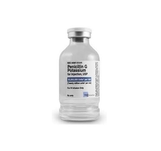 Penicillin G Potassium IV  20mmu SDV Vial