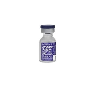Amikacin Sulfate Injection 250 mg/mL, Single Dose Vial 2 mL, 10/Tray