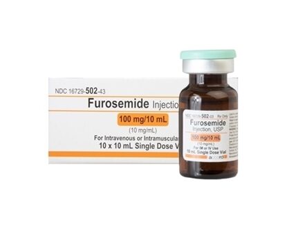 Furosemide 10 mg/mL, Single Dose Vial 10 mL, Each