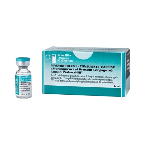 PedvaxHib Vaccine Haemophilusb Conjugate SDPF 05mL 10 VialsTray