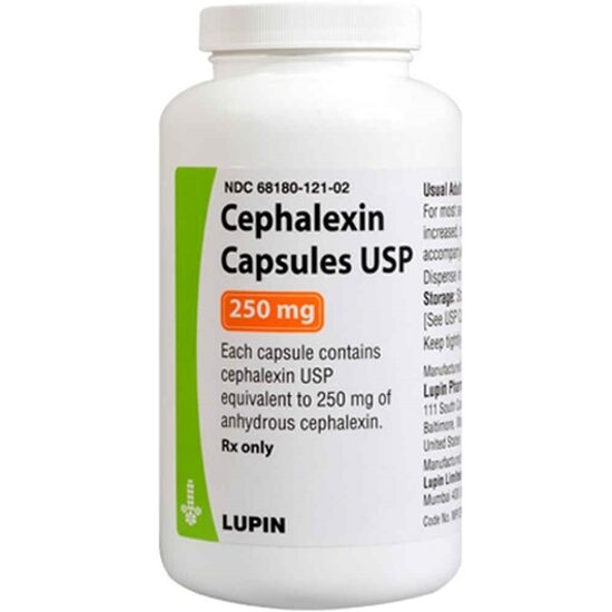 Cephalexin 250mg 100 CapsulesBottle