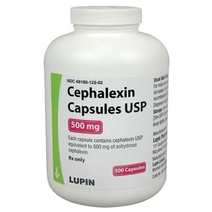 Cephalexin 500 mg Capsules, 500 Count