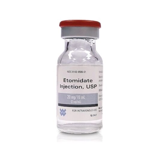 Etomidate Injection 2 mgmL Single Dose Vial 10 mL 10Tray