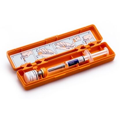 Glucagen® Glucagon HypoKit Injection 1 mg/Vial, Single Dose Vial 1 mL, Each