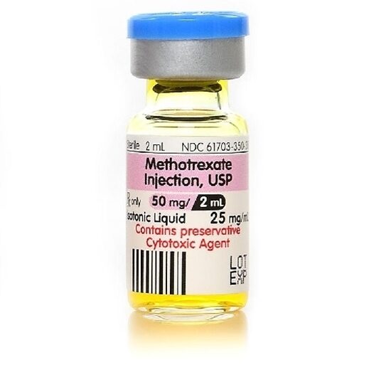 Methotrexate Sodium Injection 25 mgmL Single Dose Vial 2 mL Each